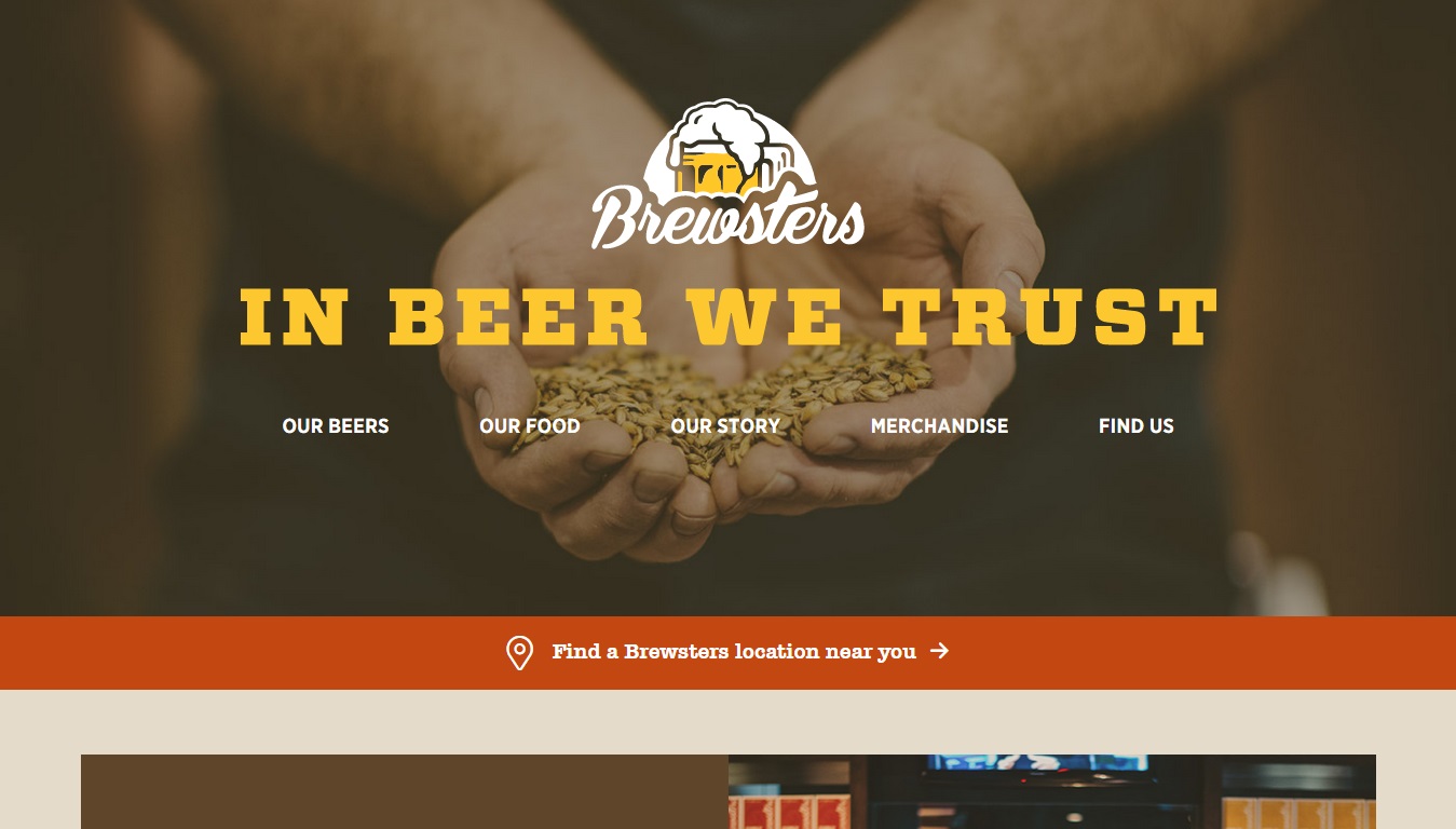 Brewsters homepage