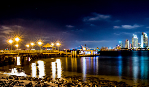 Coronado Bay at Night