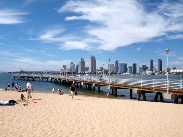 Coronado Ferry Landing Beach