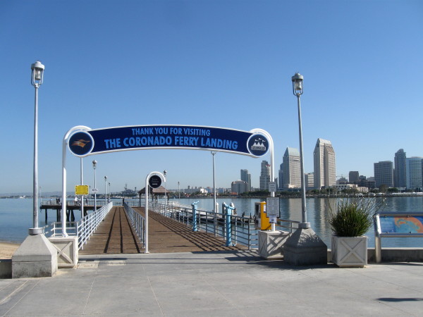 Coronado Ferry Landing Entrance