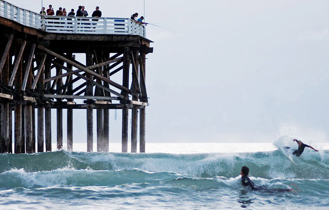 Crystal Pier Surfing