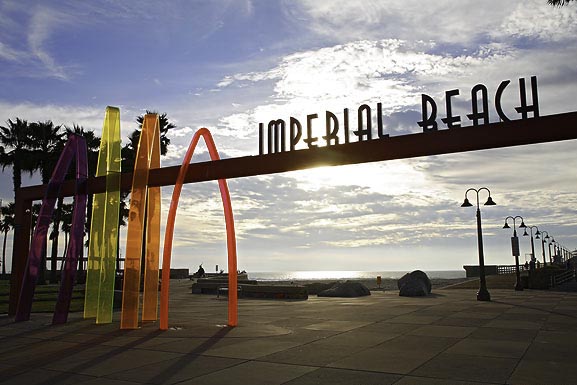 Surfhenge in Imperial Beach